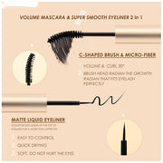 Mascara Eyeliner “Long-Lasting for Bold