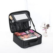YANZA Makeup Case Professional Beauty Brush Women Cosmetic Suitcase Make Up Organizer Travel Storage Box for Manicure