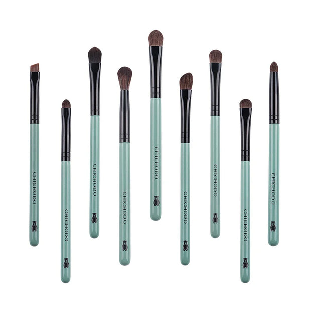 MyDestiny 9pcs Professional Pony Hair Eye Makeup Brush Set