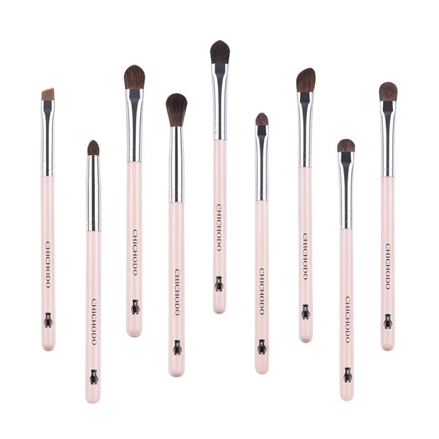 MyDestiny 9pcs Professional Pony Hair Eye Makeup Brush Set