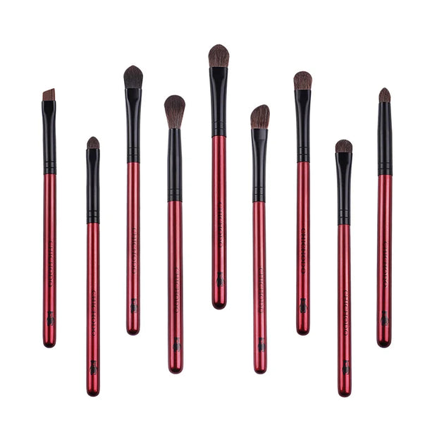 MyDestiny 9pcs Professional Pony Hair Eye Makeup Brush Set
