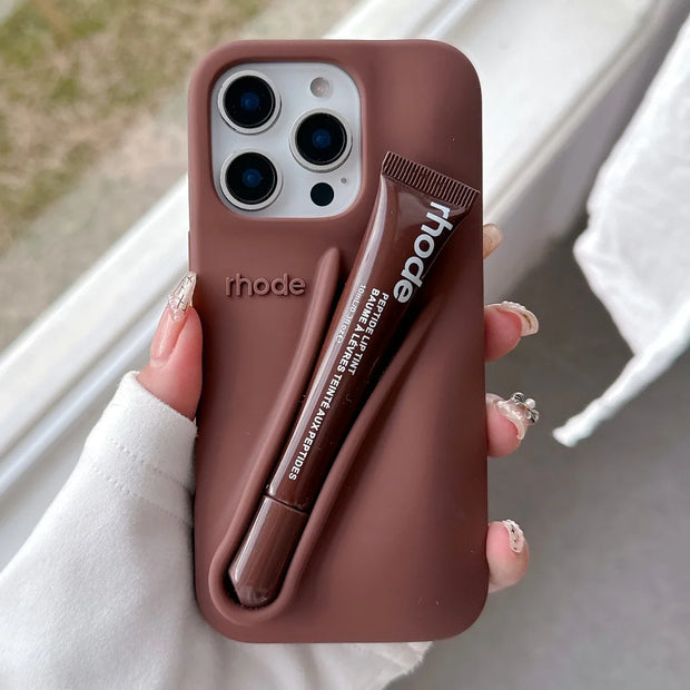 Portable Lip Gloss Holder iPhone case