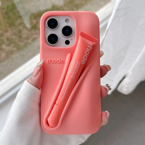 Portable Lip Gloss Holder iPhone case
