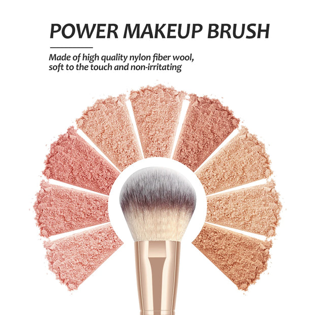 "Professional makeup brush set"
