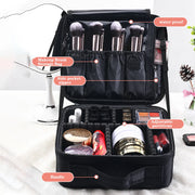 YANZA Makeup Case Professional Beauty Brush Women Cosmetic Suitcase Make Up Organizer Travel Storage Box for Manicure