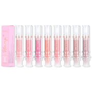 Nourishing Moisturizing Mirror Lip Gloss Water Light Full Lips Syringe